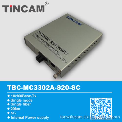 10/100base Single Fiber Media Converter